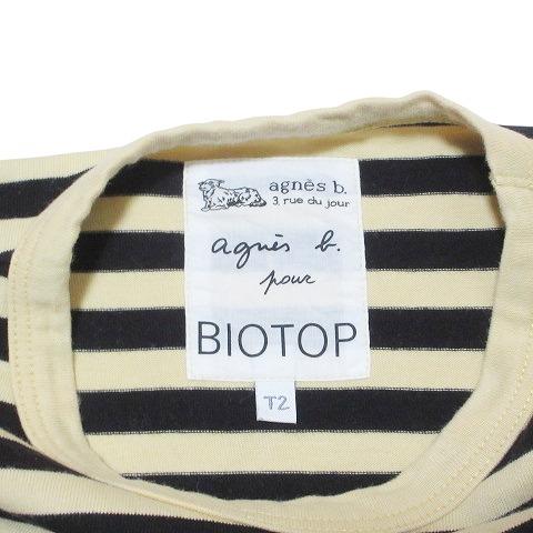 agnes b.（アニエスベー） agnes b. pour BIOTOP ビオトープ コラボ T 