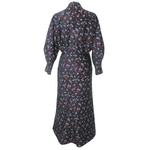 マメクロゴウチ 美品 22AW Floral Jacquard Flare Dress ジャ
