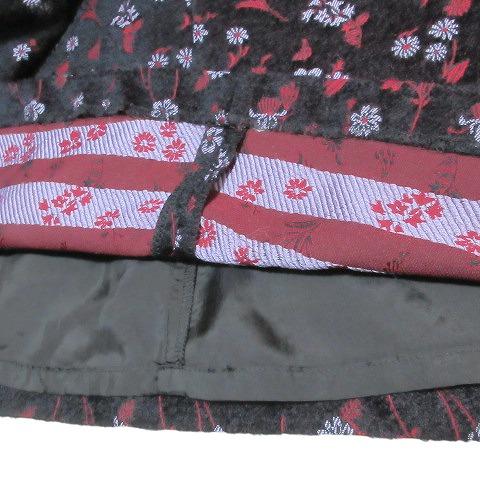 マメクロゴウチ 美品 22AW Floral Jacquard Flare Dress ジャカード
