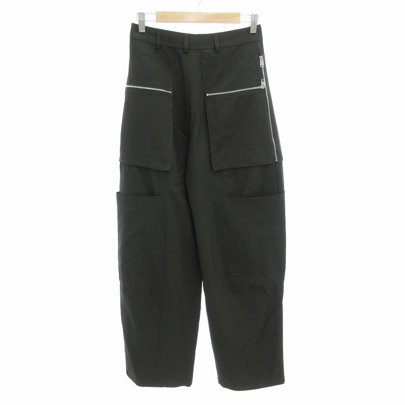 ZARA ザラ 美品 ジッパーカーゴパンツ ストレート ジップアップ