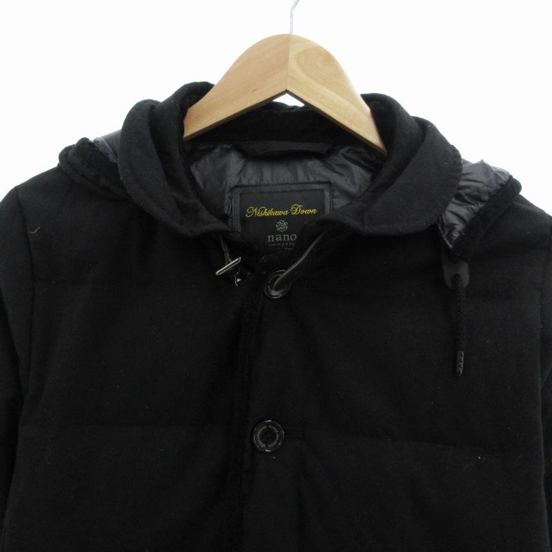 NANO universe（ナノ・ユニバース） 西川ダウン ウールシングルコート