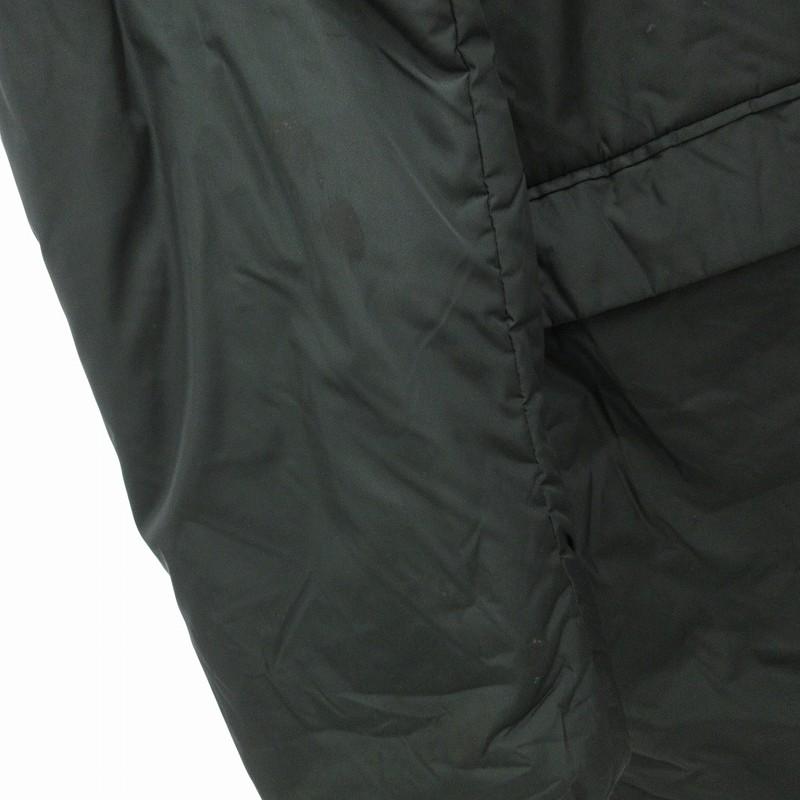 PRADA（プラダ） チェスターコート 中綿 ナイロン イタリア製 L カーキ