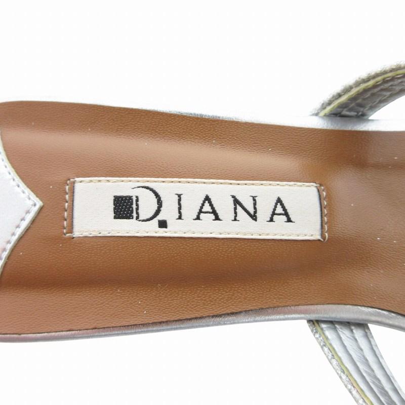 DIANA ダイアナ サンダル シューズ ローヒール グリッター ラメ DIANA ダイアナ サンダル シューズ ローヒール グリッター ラメ