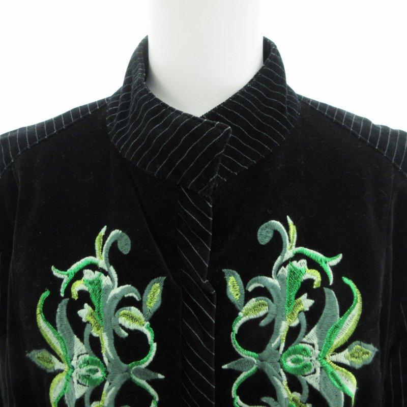 Desigual × シルクドソレイユ コラボ 刺繍コート大きいサイズ デシグアル Desigual × シルクドソレイユ コラボ コート ストライプ