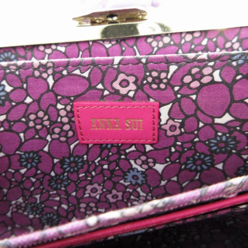 ANNA SUI アナスイ 長財布 ウォレット がま口 うさぎ モチーフ ANNA SUI アナスイ 長財布 ウォレット がま口 うさぎ モチーフ