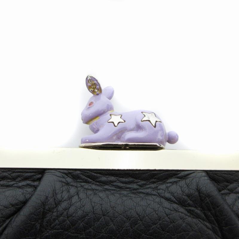 ANNA SUI アナスイ 長財布 ウォレット がま口 うさぎ モチーフ ANNA SUI アナスイ 長財布 ウォレット がま口 うさぎ モチーフ