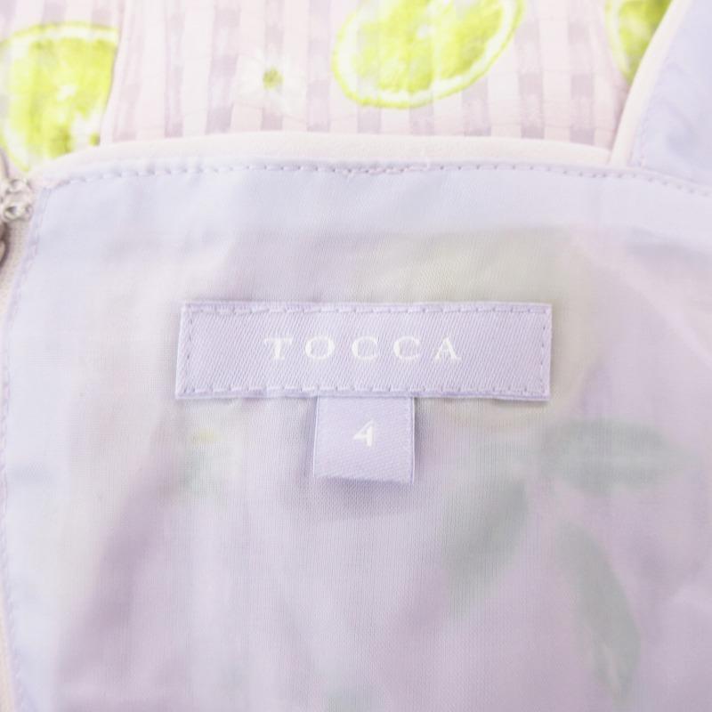 トッカ TOCCA 22SS LA VITA E DOLCE Print ワンピース レモン 総柄