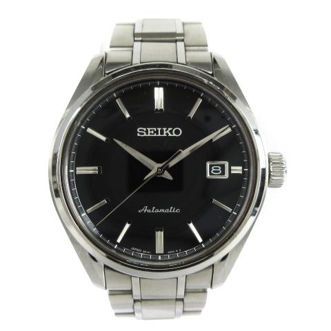 セイコー SEIKO プレザージュ PRESAGE 腕時計 デイト 自動巻き 裏スケ 