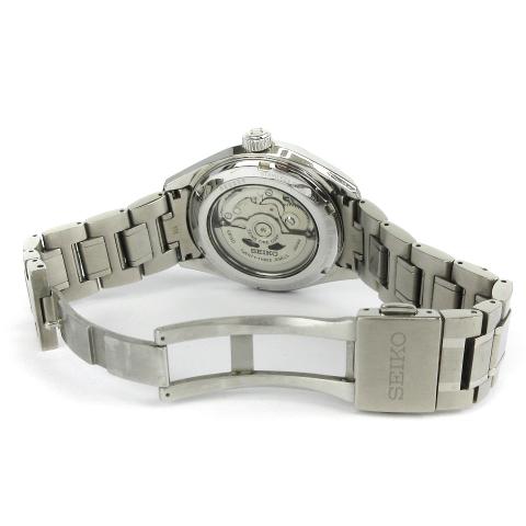 セイコー SEIKO プレザージュ PRESAGE 腕時計 デイト 自動巻き 裏スケ 