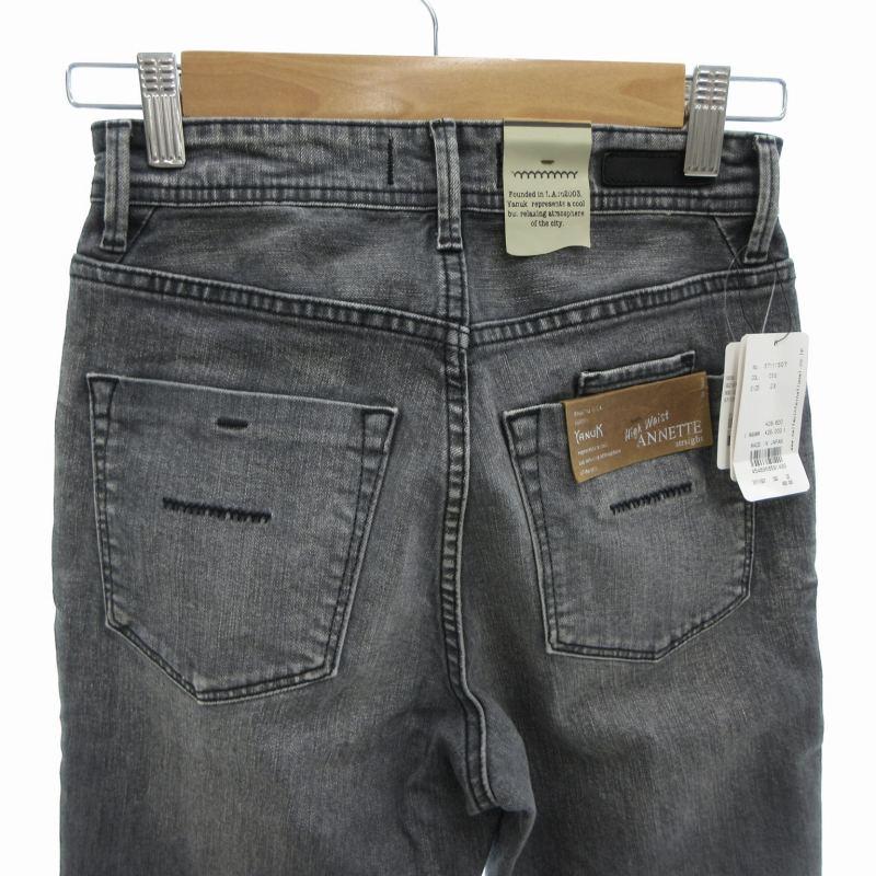 未使用品 ヤヌーク YANUK タグ付き HighWaist ANNETTE デニムパンツ