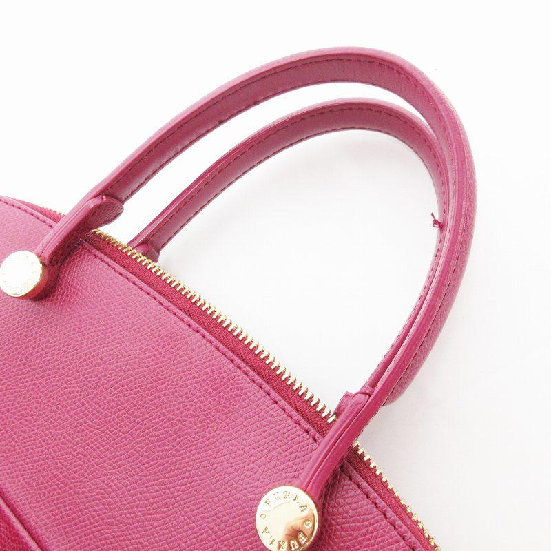 FURLAフルラ パイパー M 2way ショルダーバッグ パープル