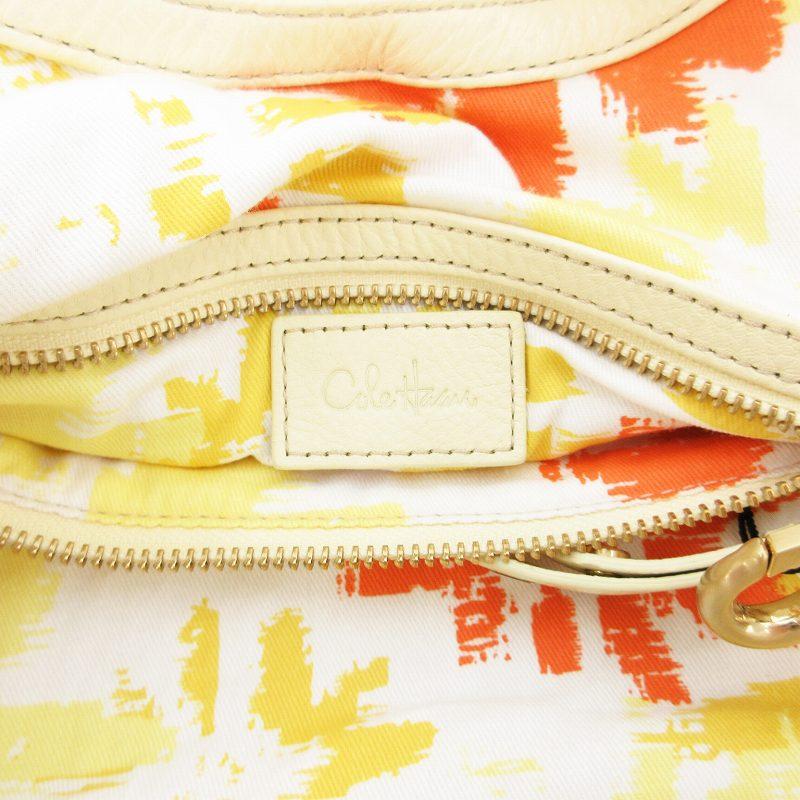 新品 タグ付き コールハーン ショルダーバッグ 黄色 牛革 【公式通販】