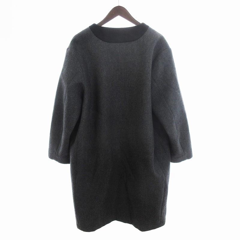 ユナイテッドトウキョウ ライトメルトンボンディング ノーカラーコート  