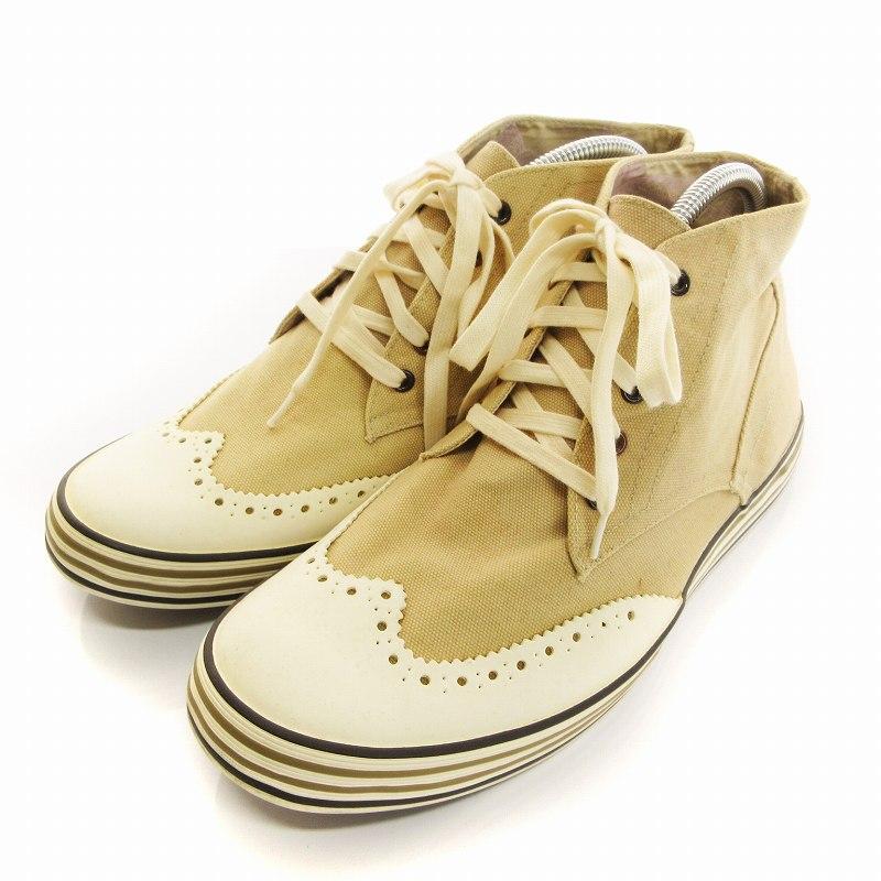 ポールスミス PAUL SMITH スニーカー ハイカット ウイングチップ 裏地 