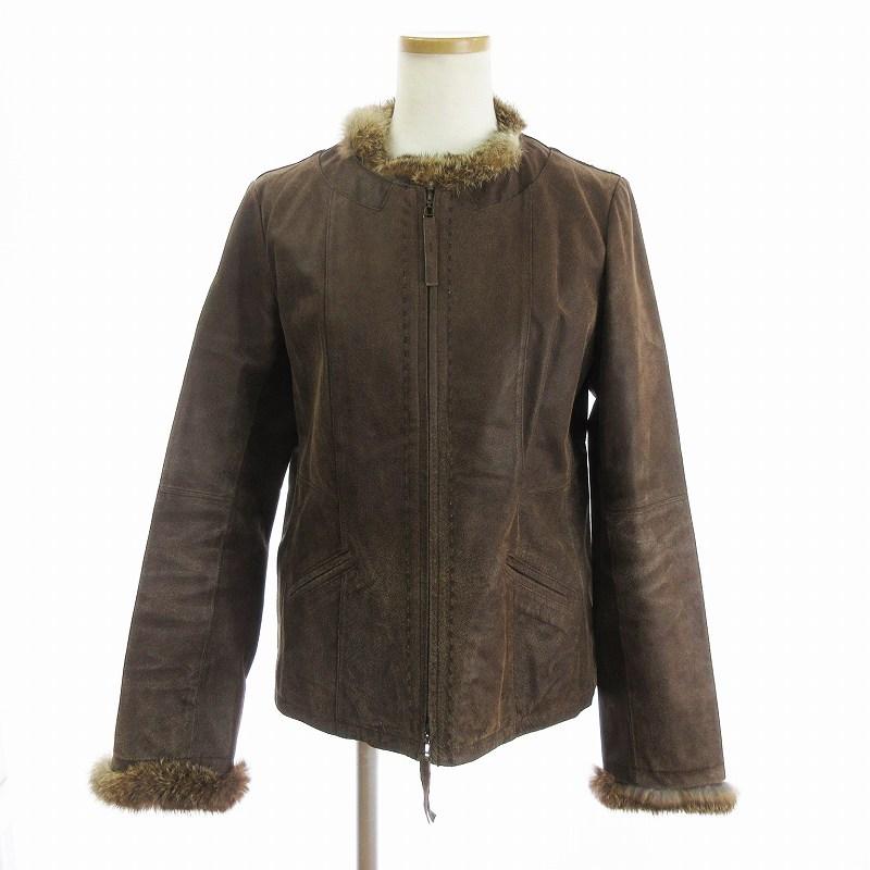 シンプルライフ SIMPLE LIFE レザージャケット ブルゾン フルジップ  