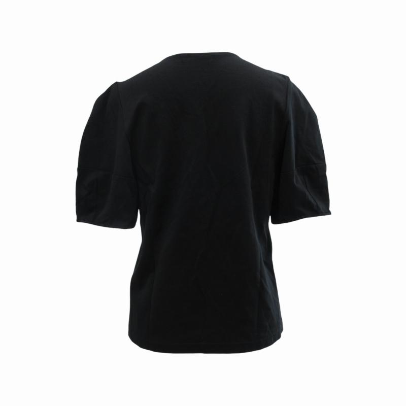 極美品 M-PREMIER パフスリーブ カットソー ブラウス エムプルミエ エムプルミエ M-Premier スリットネックパフスリーブカットソー