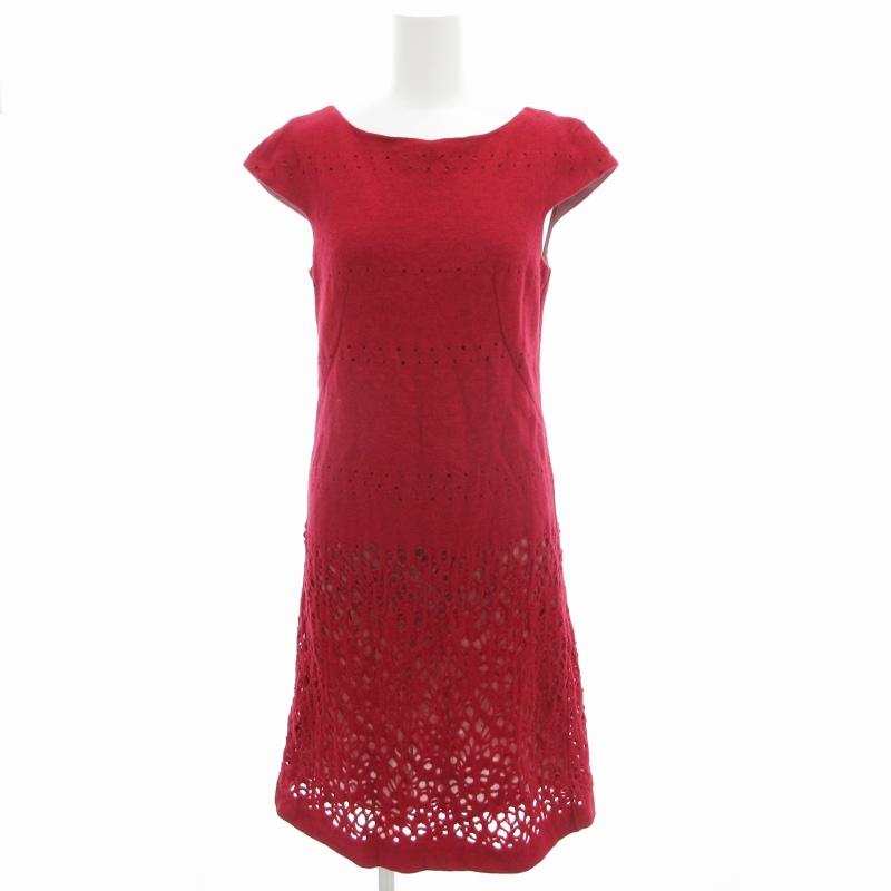 シビラ SYBILLA ワンピース ロング ノースリーブ パンチング カット  