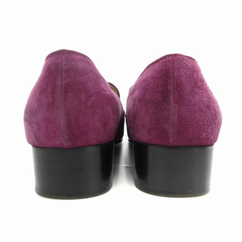 未使用品 Ferragamo ミュール フラワープリント ピンク系 22.5cm