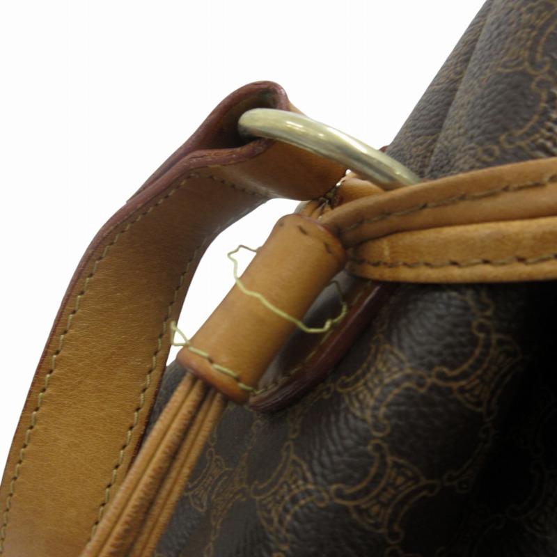 CELINE（セリーヌ） ヴィンテージ ショルダーバッグ 巾着 レザー
