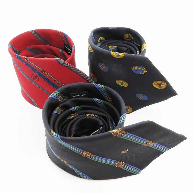 セリーヌ ネクタイ3本セット CÉLINE トリオンフ柄 シルクネクタイ 3本