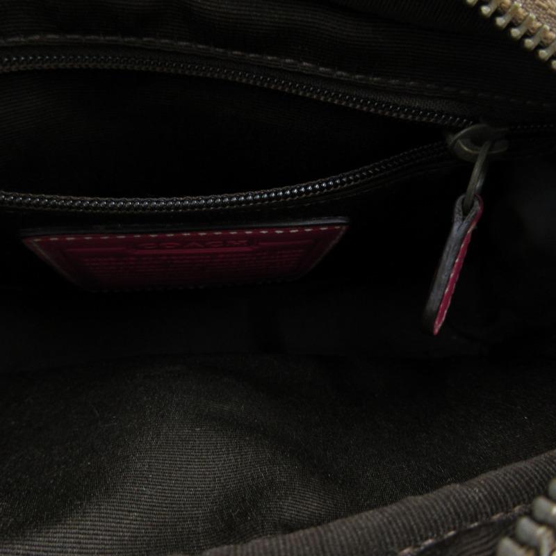 COACH（コーチ） ショルダーバッグ シグネチャー キャンバス レザー 