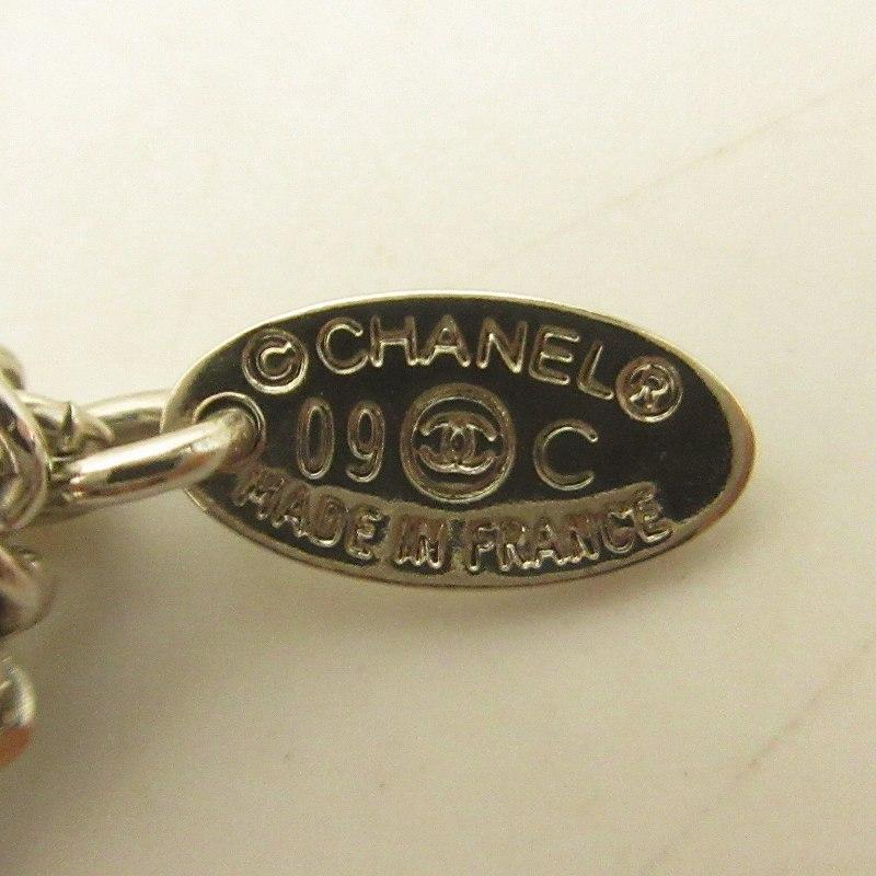 CHANEL シャネル 09C ココマーク ネックレス ラインストーン ハート  