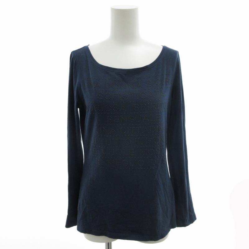 エポカ EPOCA ボートネックTシャツ カットソー ロンT スパンコール  