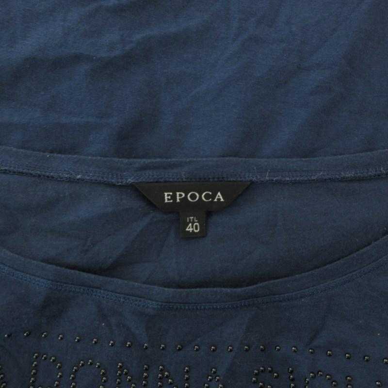 エポカ EPOCA ボートネックTシャツ カットソー ロンT スパンコール 