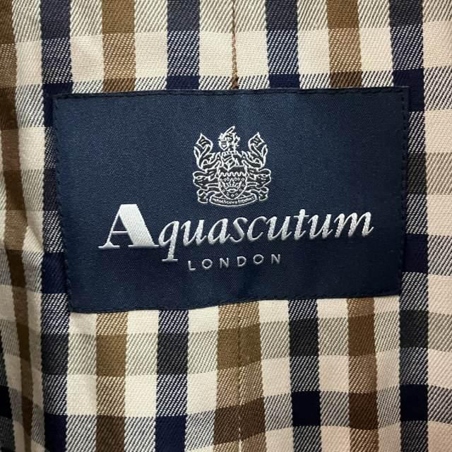 未使用品 アクアスキュータム AQUASCUTUM タグ付き ステンカラーコート