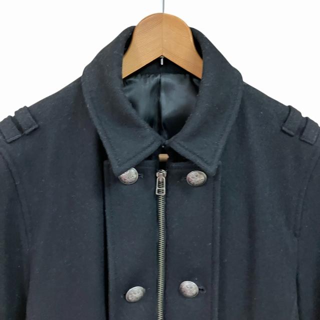 ピーピーエフエム PPFM ナポレオンコート ジャケット 黒 ピーピーエフエム PPFM ナポレオンコート ジャケット 黒