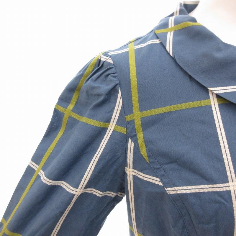 BURBERRY BLUE LABEL バーバリーブルーレーベル シャツワンピース ミニ 