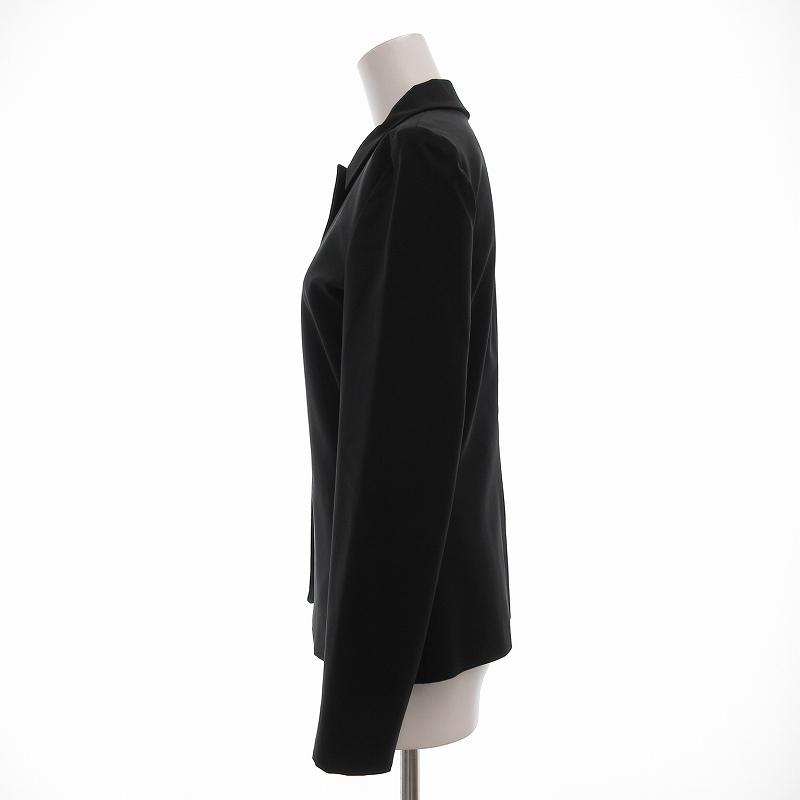 本物 プラダ エナメル パイピング ジャケット ブレザー 38 黒 PRADA 本物 プラダ エナメル パイピング ジャケット ブレザー 38 黒 PRADA