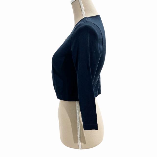 アナイ ANAYI 美品 ニット カーディガン 紺 ネイビー 38 約M