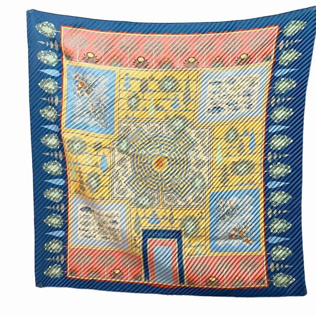 HERMES エルメス 美品 カレ90 スカーフ ストール Paridaiza パラダイス  