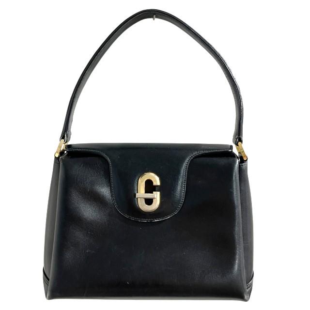 ヴィンテージオールドグッチフォーマルブラックバッグ