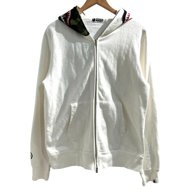 A BATHING APE アベイシングエイプ 18SS シャークパーカー ジップ 