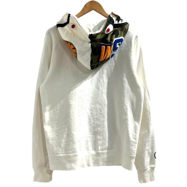 A BATHING APE アベイシングエイプ 18SS シャークパーカー ジップ 