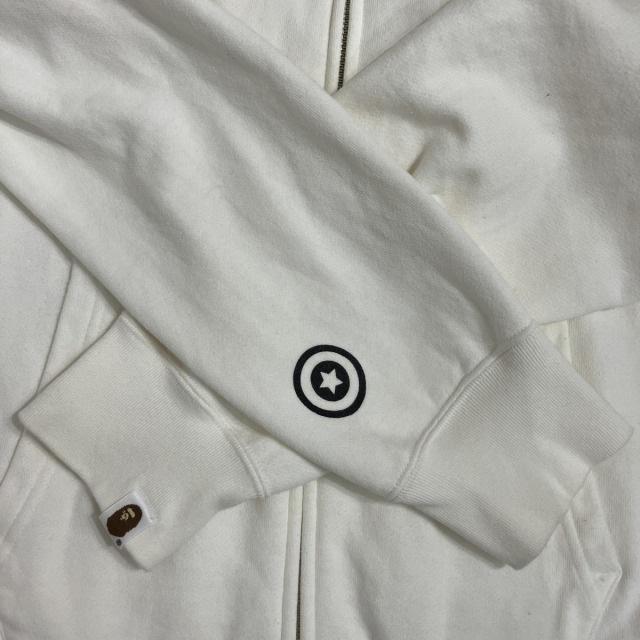 A BATHING APE アベイシングエイプ 18SS シャークパーカー ジップ 