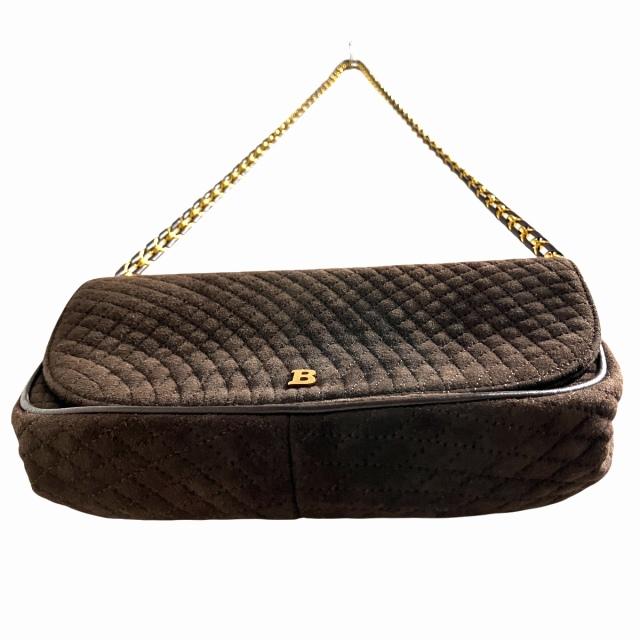 Bally（バリー） ショルダーバッグ キルティング スエード