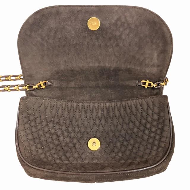 Bally（バリー） ショルダーバッグ キルティング スエード チェーン 
