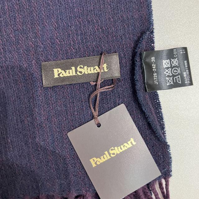 未使用品 ポールスチュアート PAUL STUART タグ付き マフラー ストール