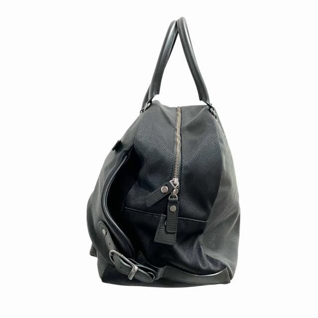 輪怐 LIN-KU 極美品 ボストンバッグ 旅行カバン 牛革 カウレザー 黒 