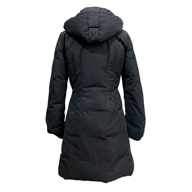 鑑定済・良品★モンクレール　レンヌ　ダウンコート　黒　1 フード着脱可 MONCLER モンクレール RENNE GIUBOTTO レンヌ ダウンコート