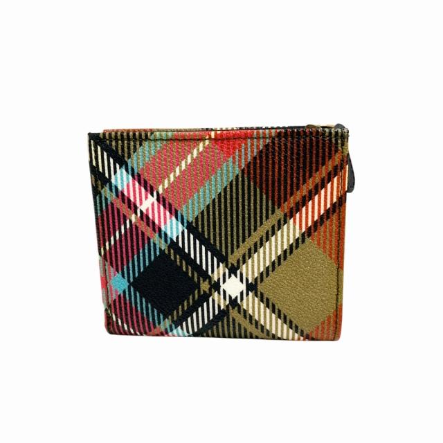 ヴィヴィアンウエストウッド　マルチカラー　チェック　二つ折り財布 Vivienne Westwood（ヴィヴィアンウエストウッド） 二つ折り財布