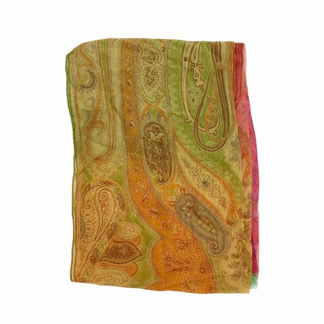 ETRO エトロ スカーフ ストール ショール ペイズリー柄 マルチ
