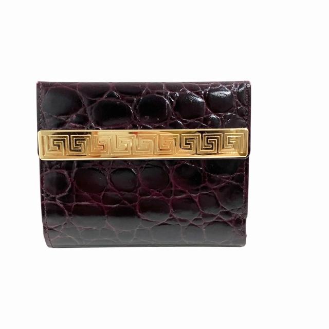 未使用品 ヴェルサーチ ヴェルサーチェ VERSACE 財布 ウォレット 二