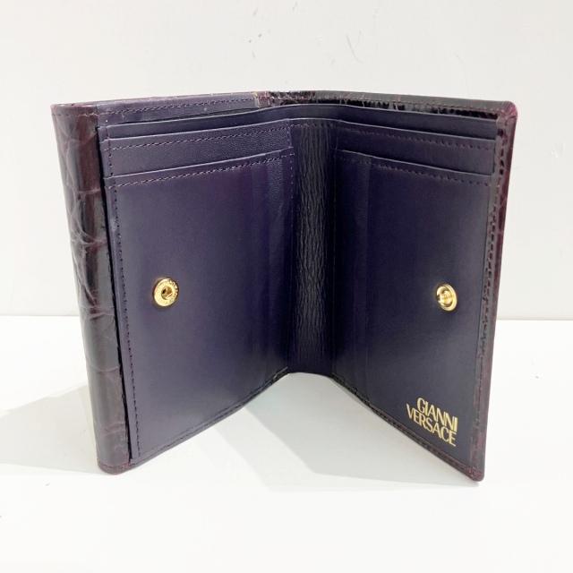 未使用品 ヴェルサーチ ヴェルサーチェ VERSACE 財布 ウォレット 二