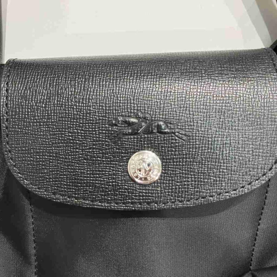 LONGCHAMP ロンシャン ハンドバッグ ショルダーバッグ 2WAY ロゴ 黒 