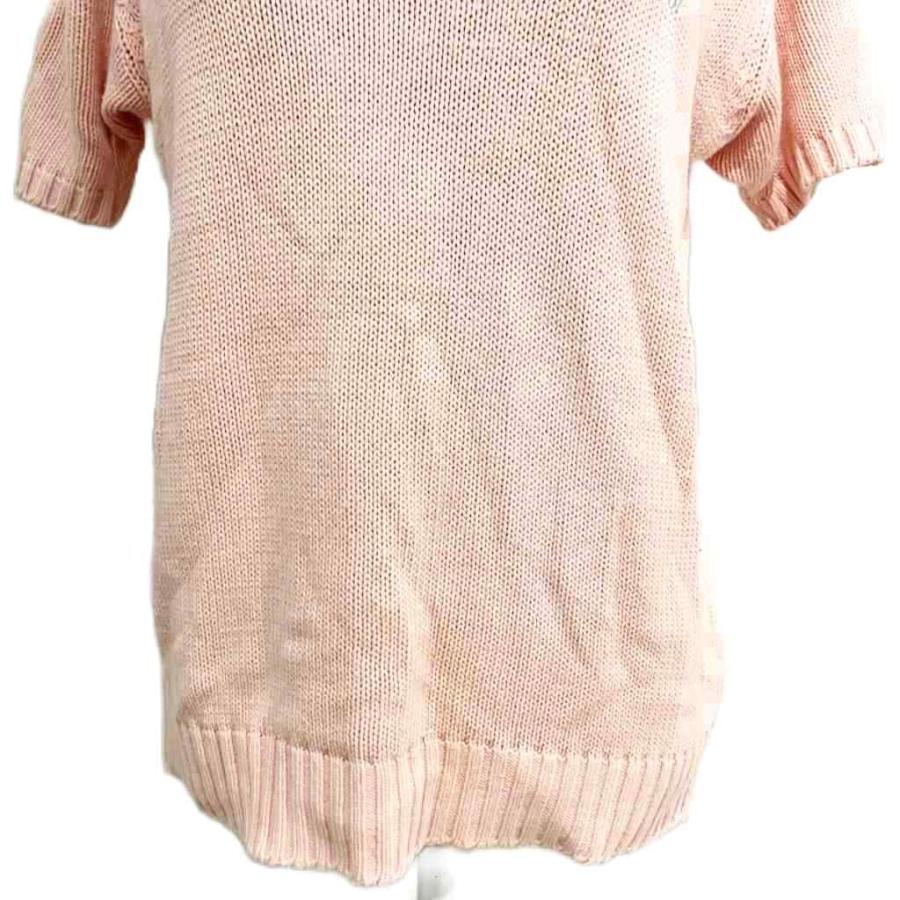 試着のみ【ポロラルフローレン】人気ポニー 半袖ニットセーターS ピンク 試着のみ【ポロラルフローレン】人気ポニー 半袖ニットセーターS