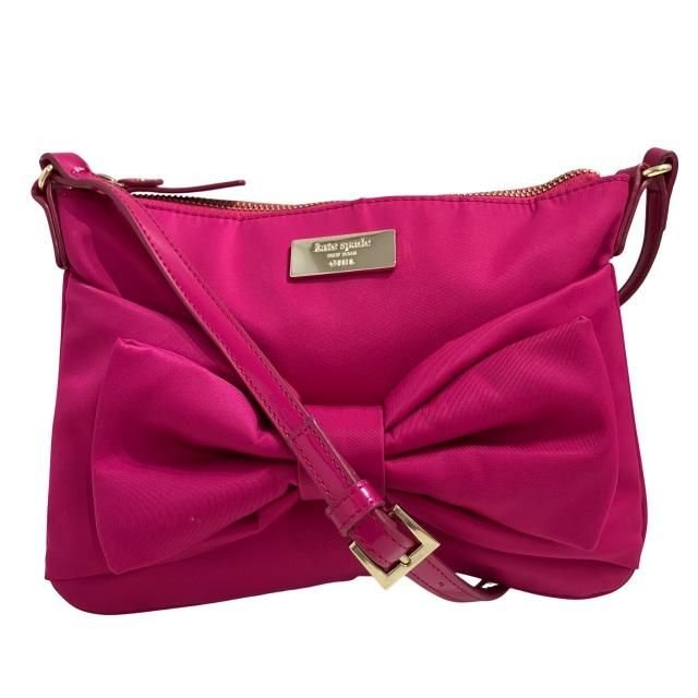 美品Kate Spade 2WAYリボンカゴバッグ kate spade NEW YORK ケイトスペード KATE SPADE ショルダー